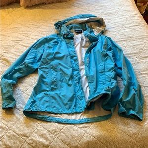 Blue marmot rain shell